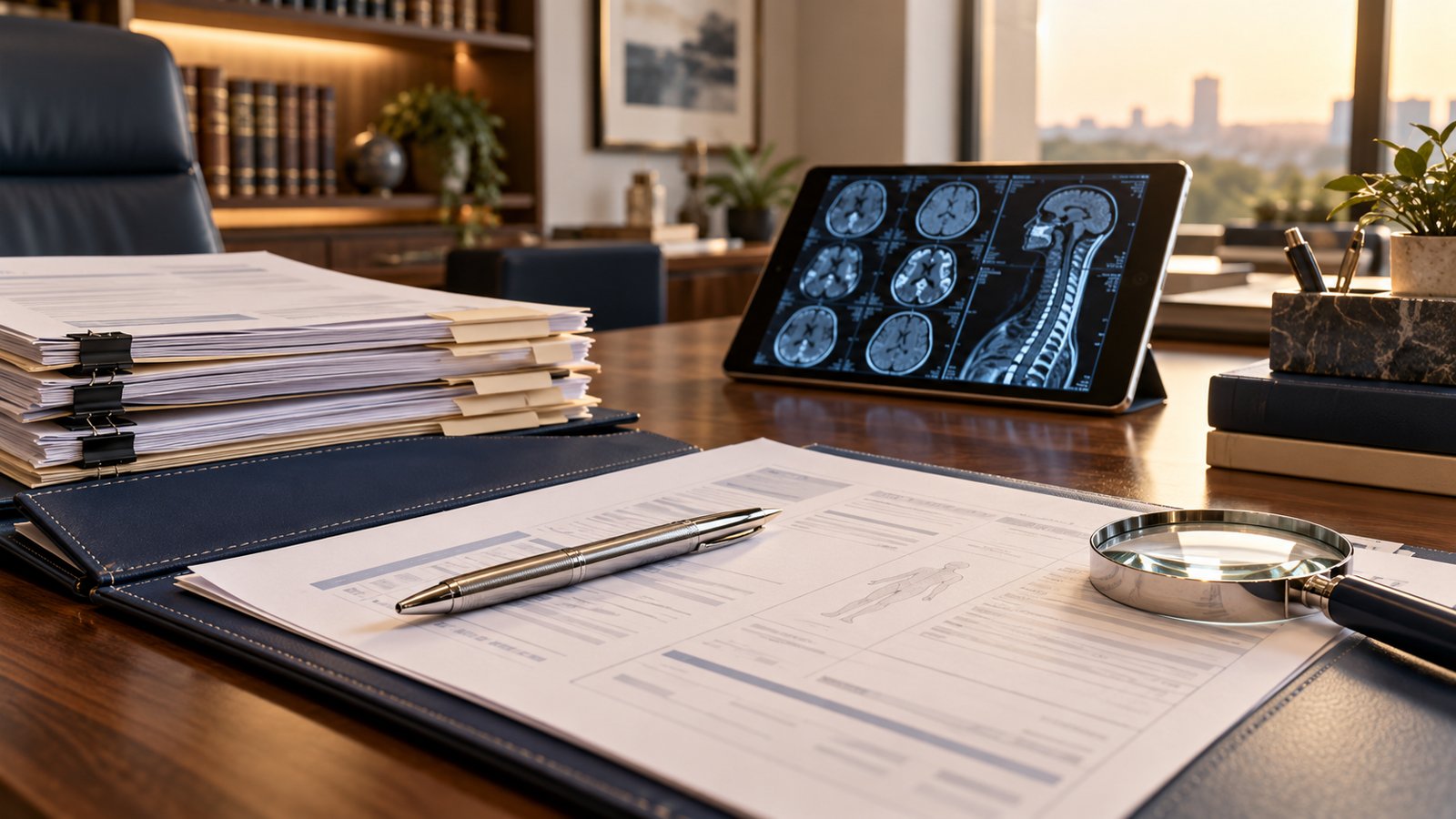 Medical records review — editorial concept